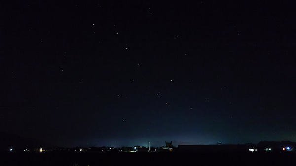 Xperiaで夜景を撮る 北斗七星
